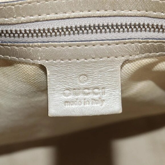 GUCCI GG Implementation Boston Bag PVC 2way Silver - Picture 14 of 16